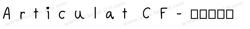 Articulat CF字体转换